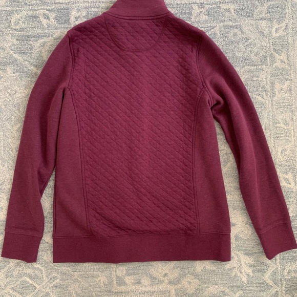NWT L.L Bean Women’s Quilted Full Zip Sweatshirt MT - Picture 9 of 10